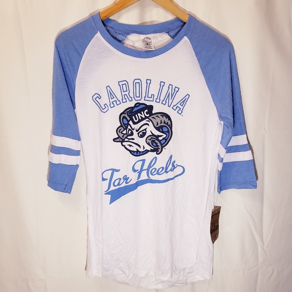 North Carolina tar heels baseball tee size small